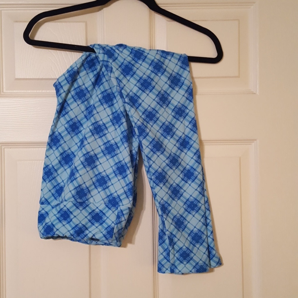 LulaRoe TC Leggings - Blue